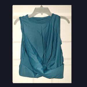 Teal reversible tank top